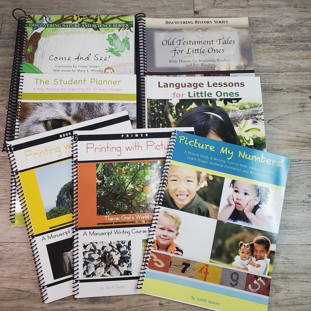 Sandi Queen Lot Homeschool Charlotte Mason ALREADY USED WRITTEN IN - ACCEPTABLE